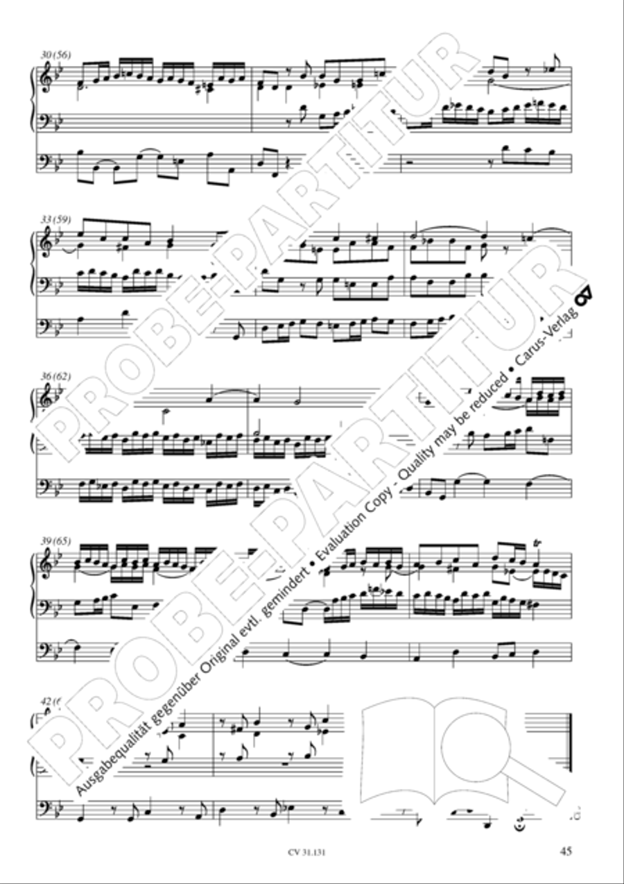 Form the deep, Lord, cried I, Lord, to Thee (Aus der Tiefe rufe ich, Herr, zu dir) 4-Part scores gallery preview page 46