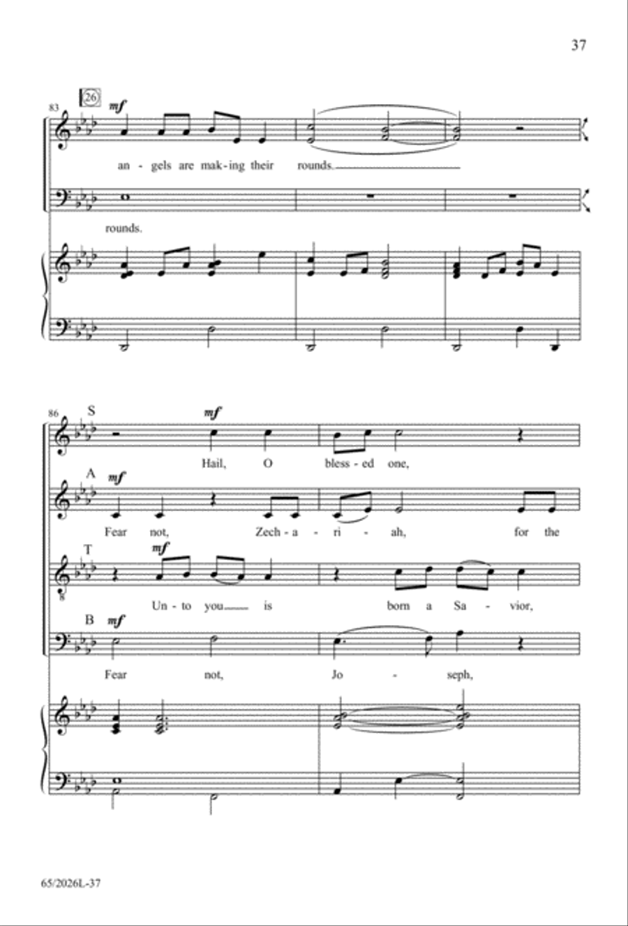 Night of the Father's Love 4-Part scores gallery preview page 38