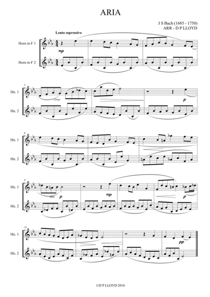 French Horn duets - 10 Baroque duets - Volume 1 image number null