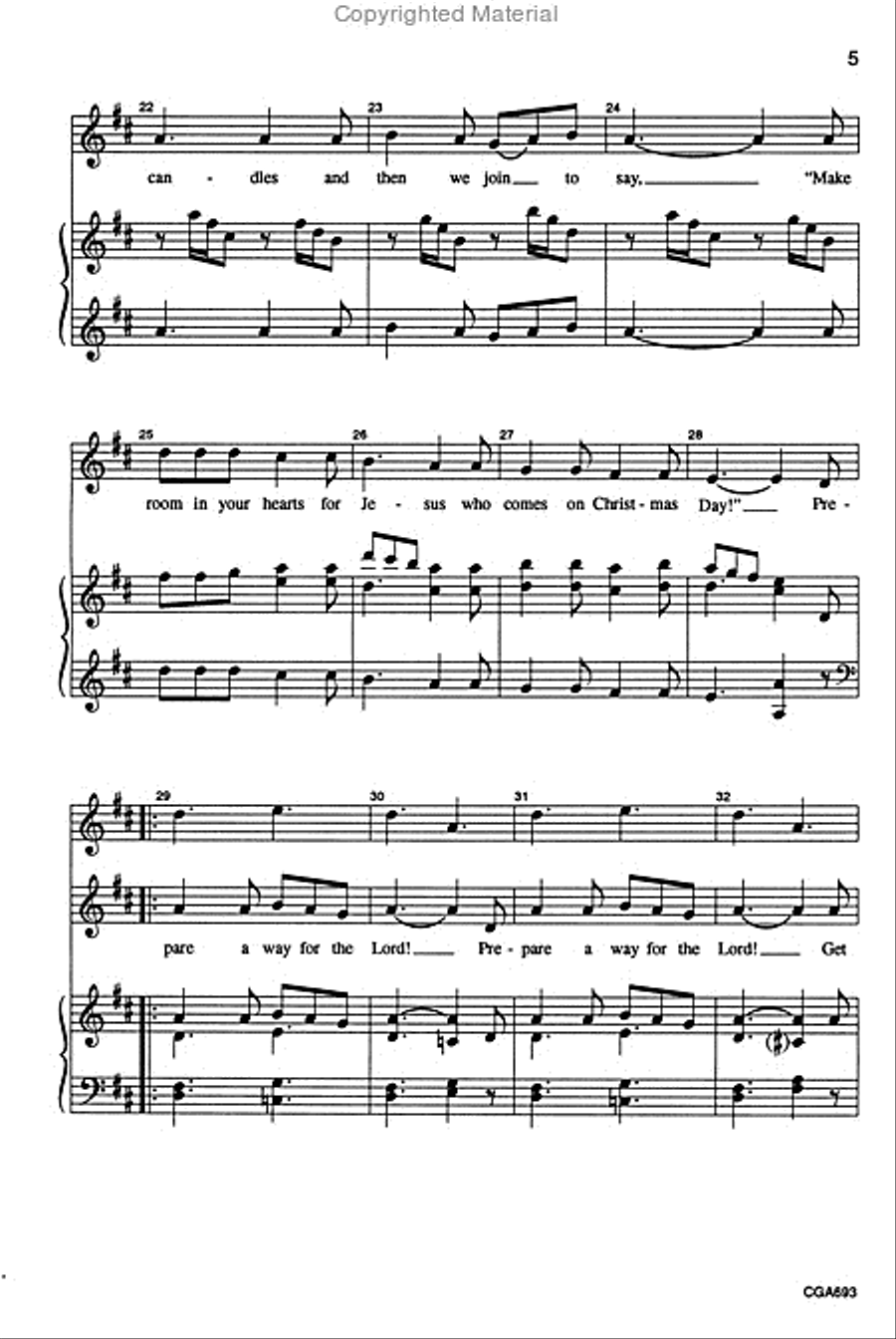 Seven Songs for the Church Year Unison Choir scores gallery preview page 4