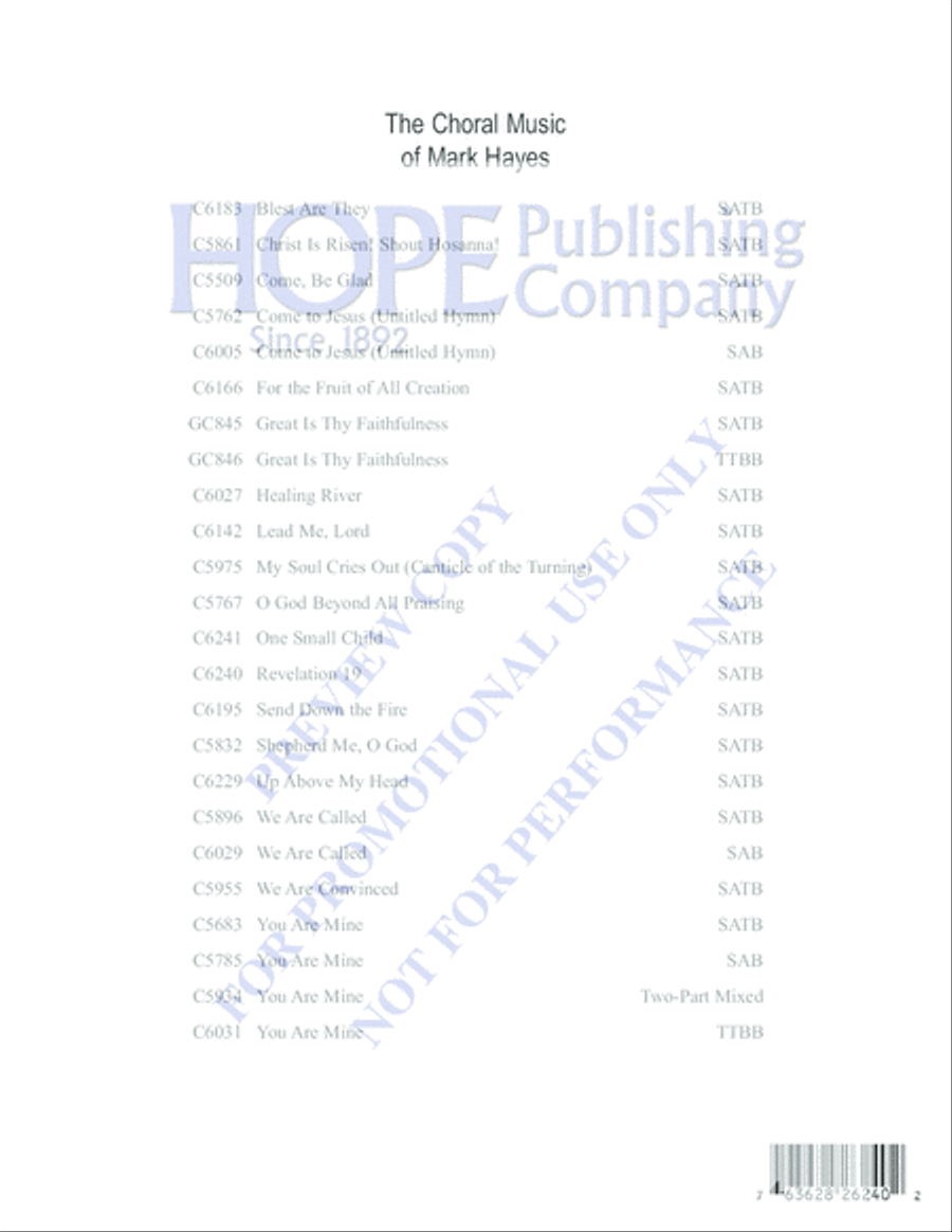 Revelation 19-Rhythm Parts Choir scores gallery preview page 20