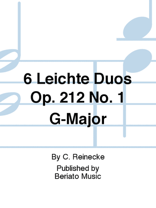 6 Leichte Duos Op. 212 No. 1 G-Major