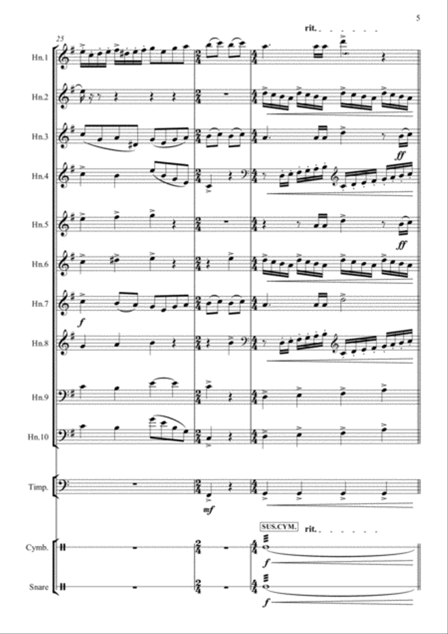 Go The Distance Large Ensemble scores gallery preview page 6
