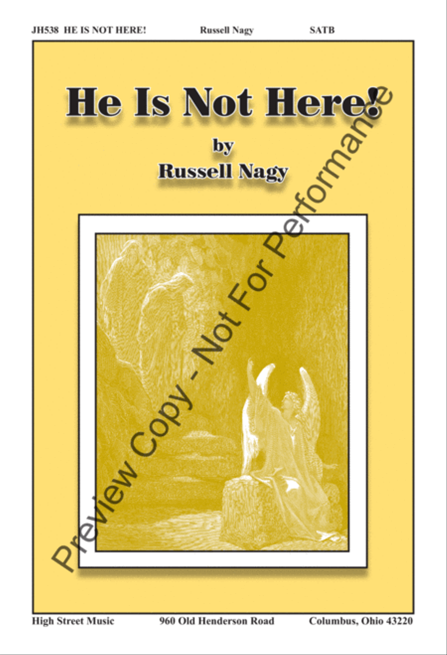 He Is Not Here! 4-Part scores gallery preview page 2