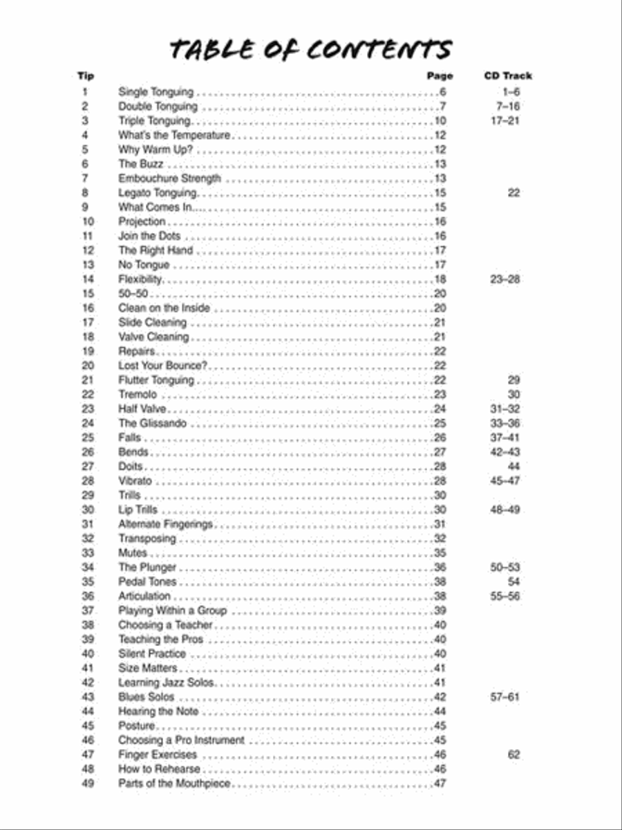101 Trumpet Tips 101 Trumpet Tips Trumpet Solo scores gallery preview page 3