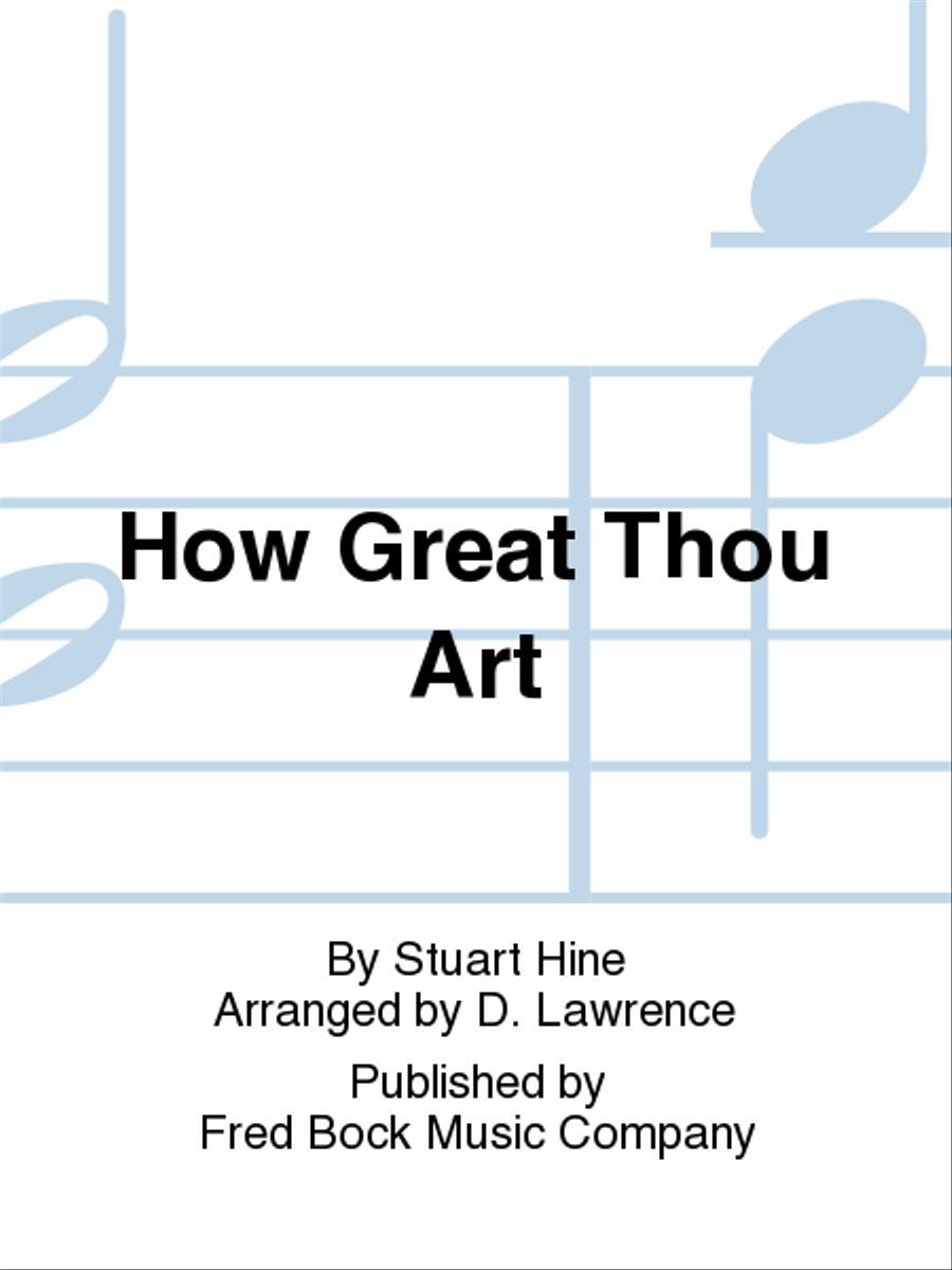 How Great Thou Art 3-Octaves scores gallery preview page 1