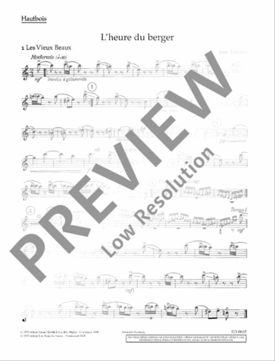 L'heure du berger Bassoon scores gallery preview page 9