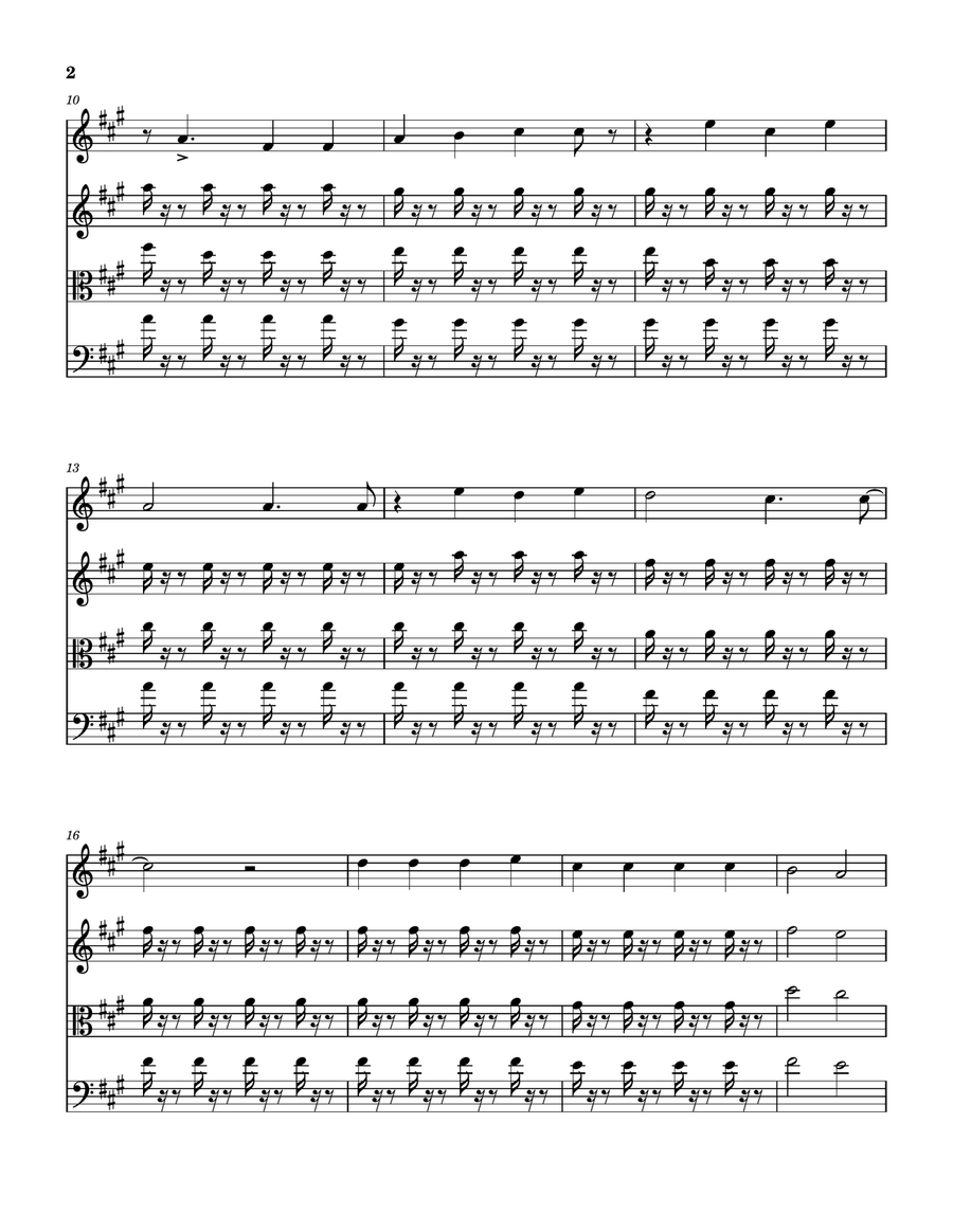 Christmas Isn't Christmas 'til You Get Here String Quartet scores gallery preview page 3