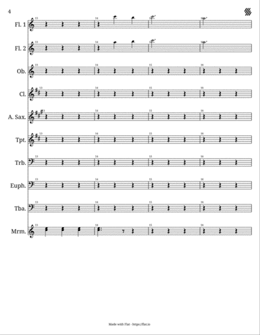 Storm at Sea Large Ensemble scores gallery preview page 4