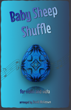 Book cover for The Baby Sheep Shuffle for Violin and Viola Duet