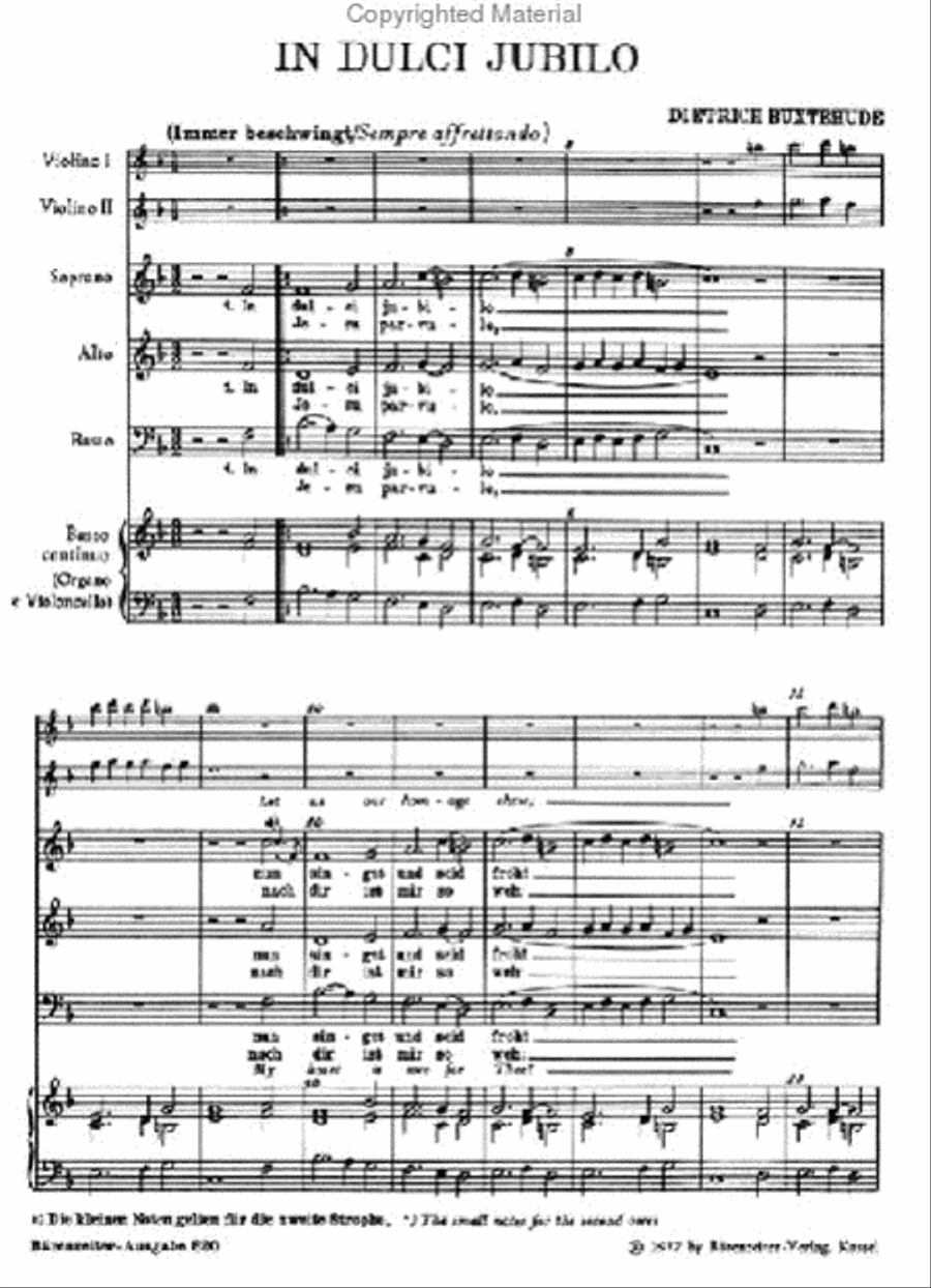 In dulci jubilo BuxWV 52 In dulci jubilo BuxWV 52 Violin scores gallery preview page 2