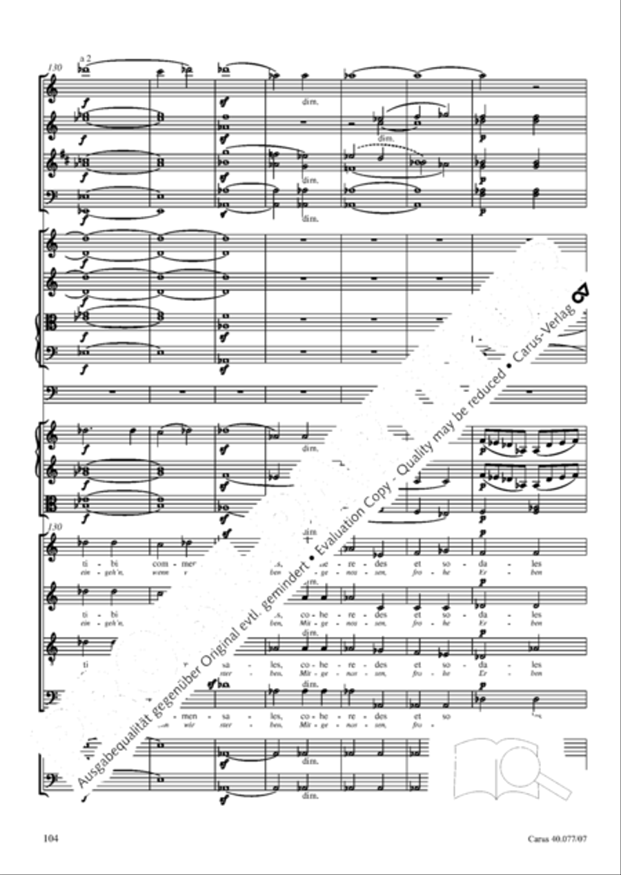 Lauda Sion 4-Part scores gallery preview page 117