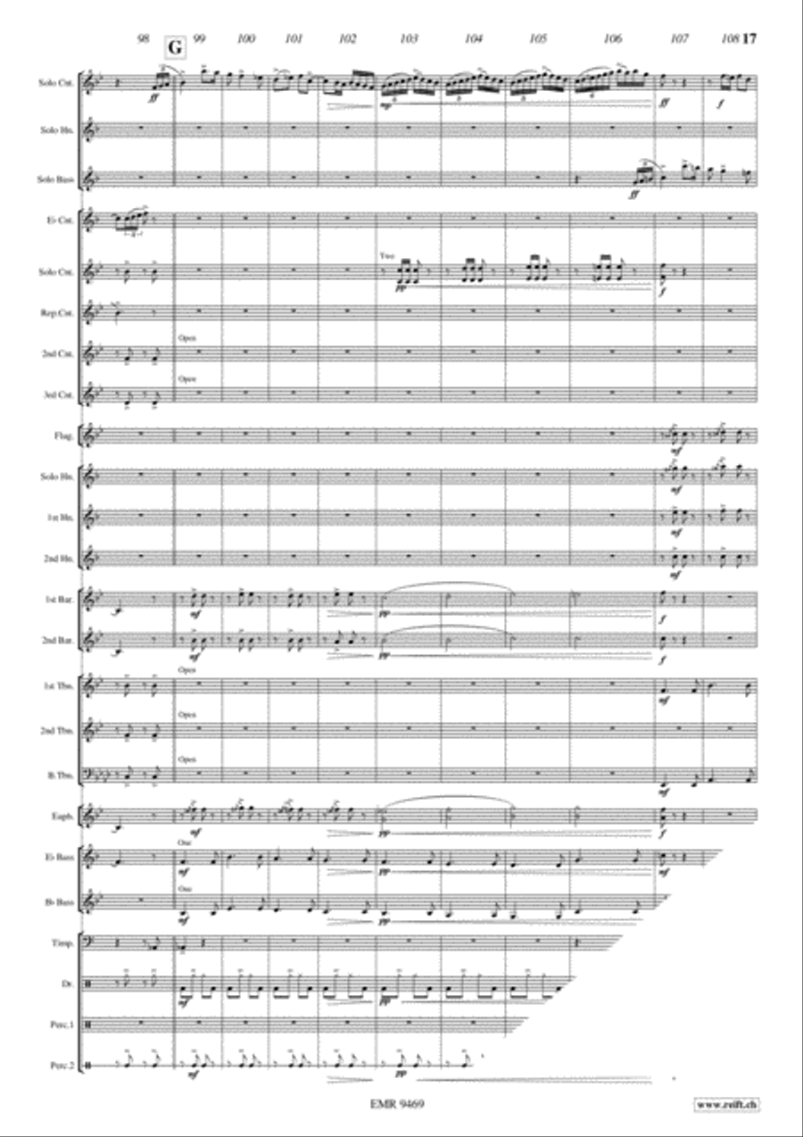 Three Stars In The Sky Brass Trio scores gallery preview page 17