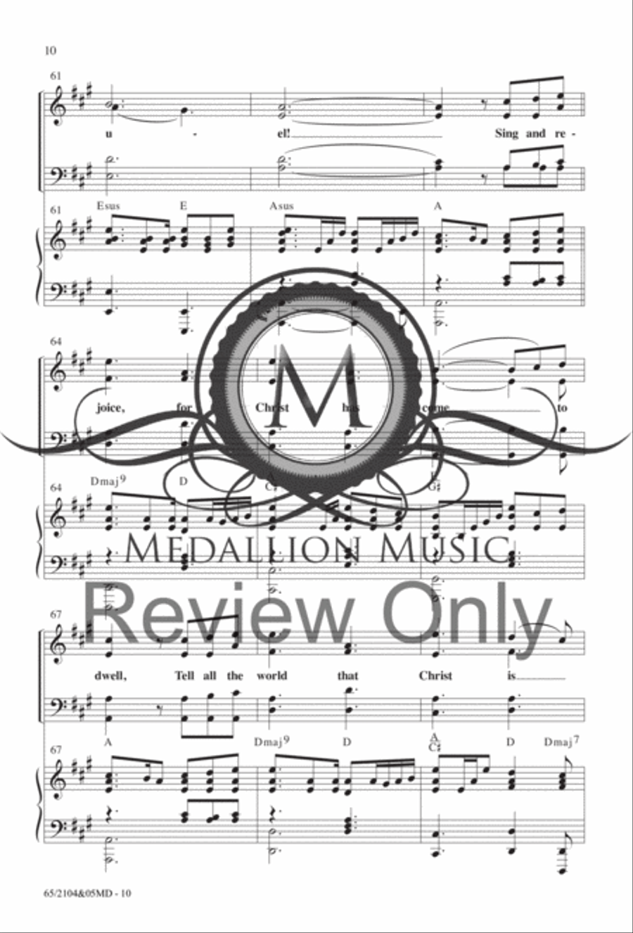 Love Made a Way - SATB with Performance CD 4-Part scores gallery preview page 11