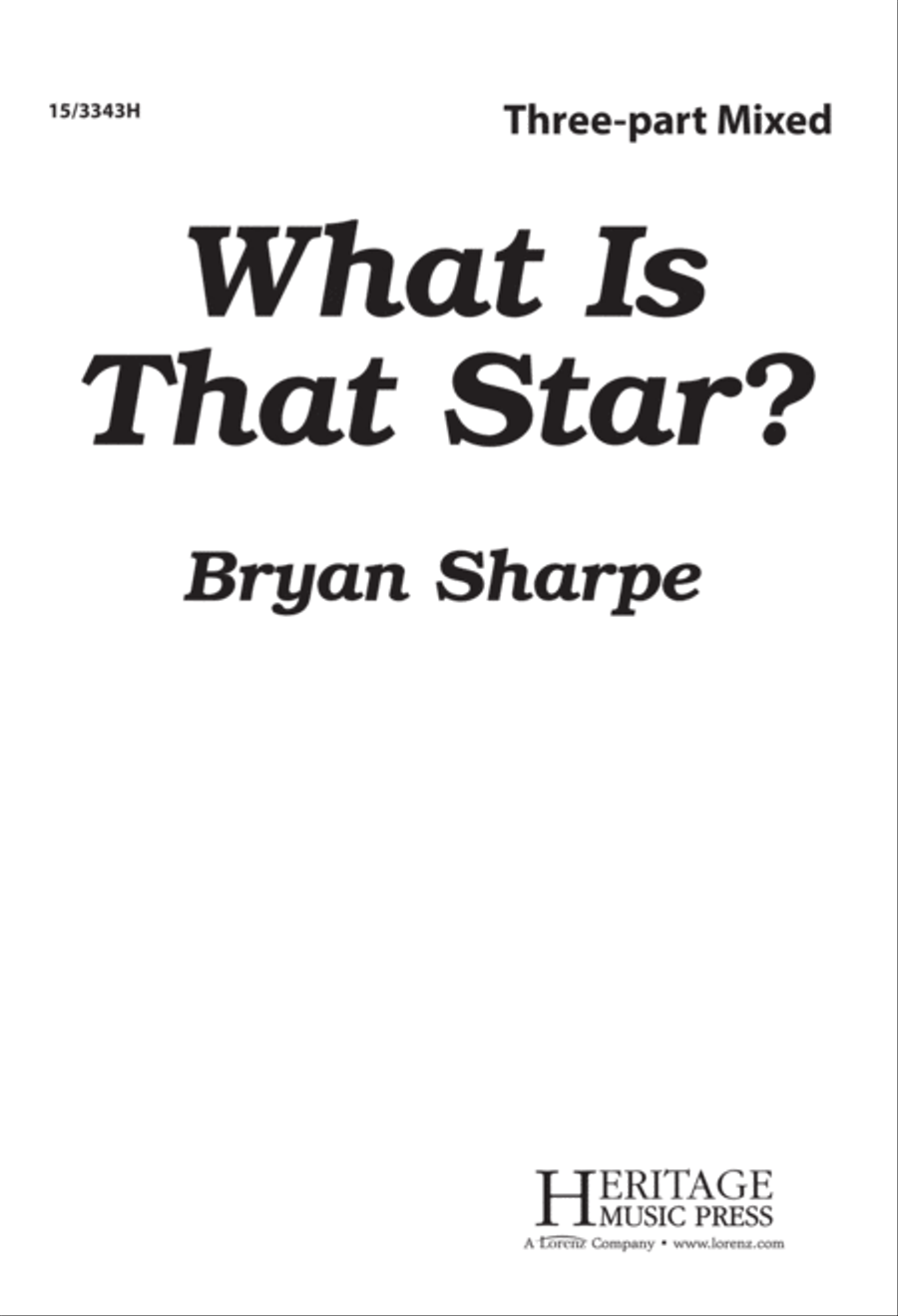 What Is That Star? 3-Part scores gallery preview page 1