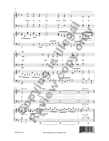 Be Thou My Vision (Choral Score) image number null
