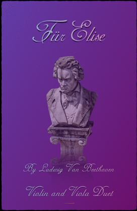 Book cover for Für Elise, Violin and Viola Duet