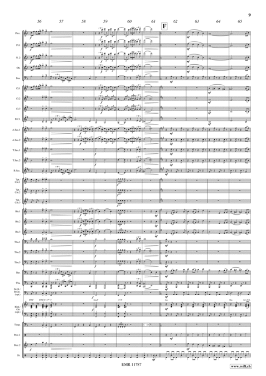 Rocky Folk Concert Band scores gallery preview page 10