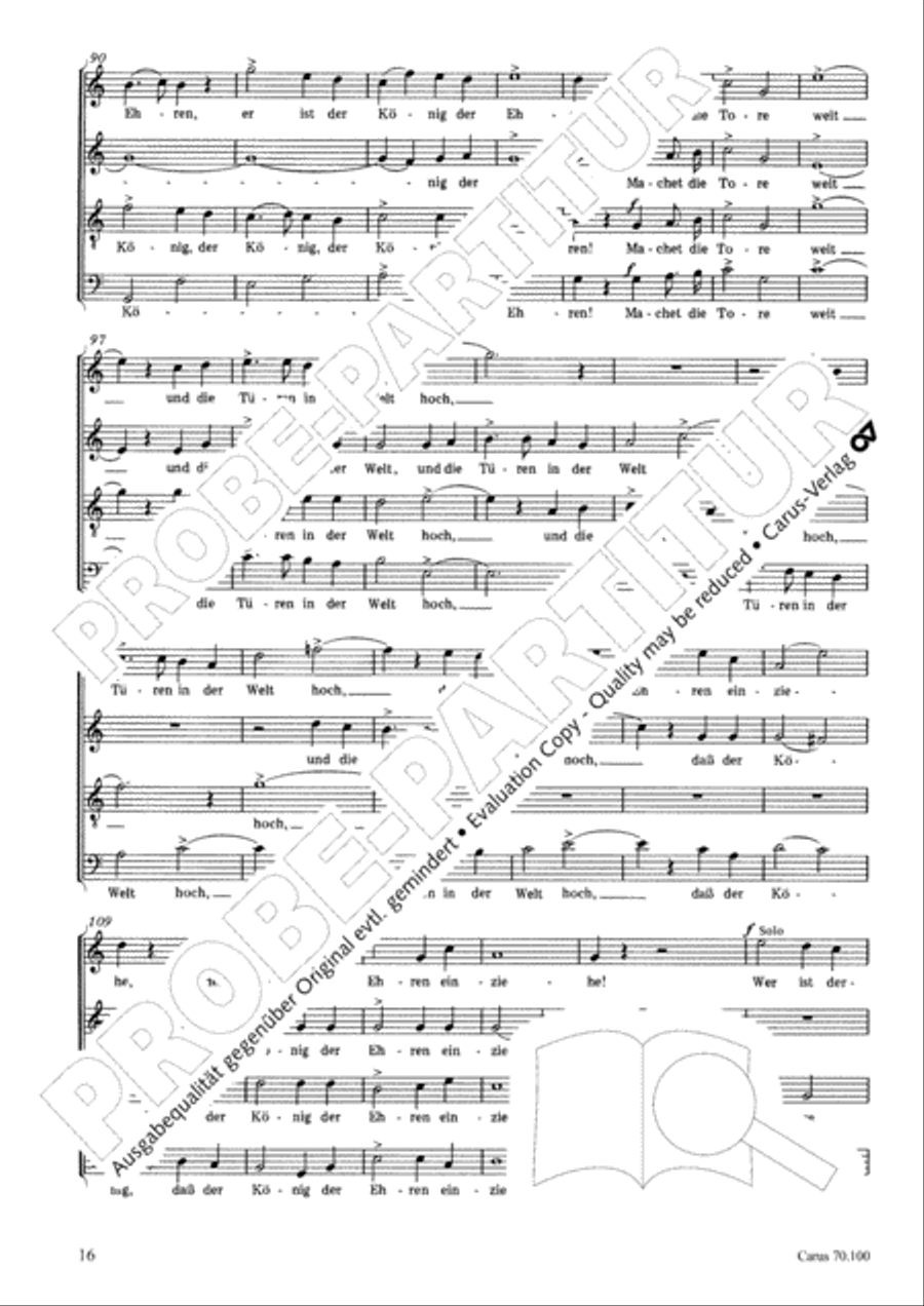 Geistliches Chorbuch der Romantik Choir scores gallery preview page 17