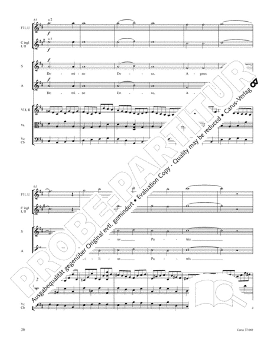 Messe a quatre voix 4-Part scores gallery preview page 47