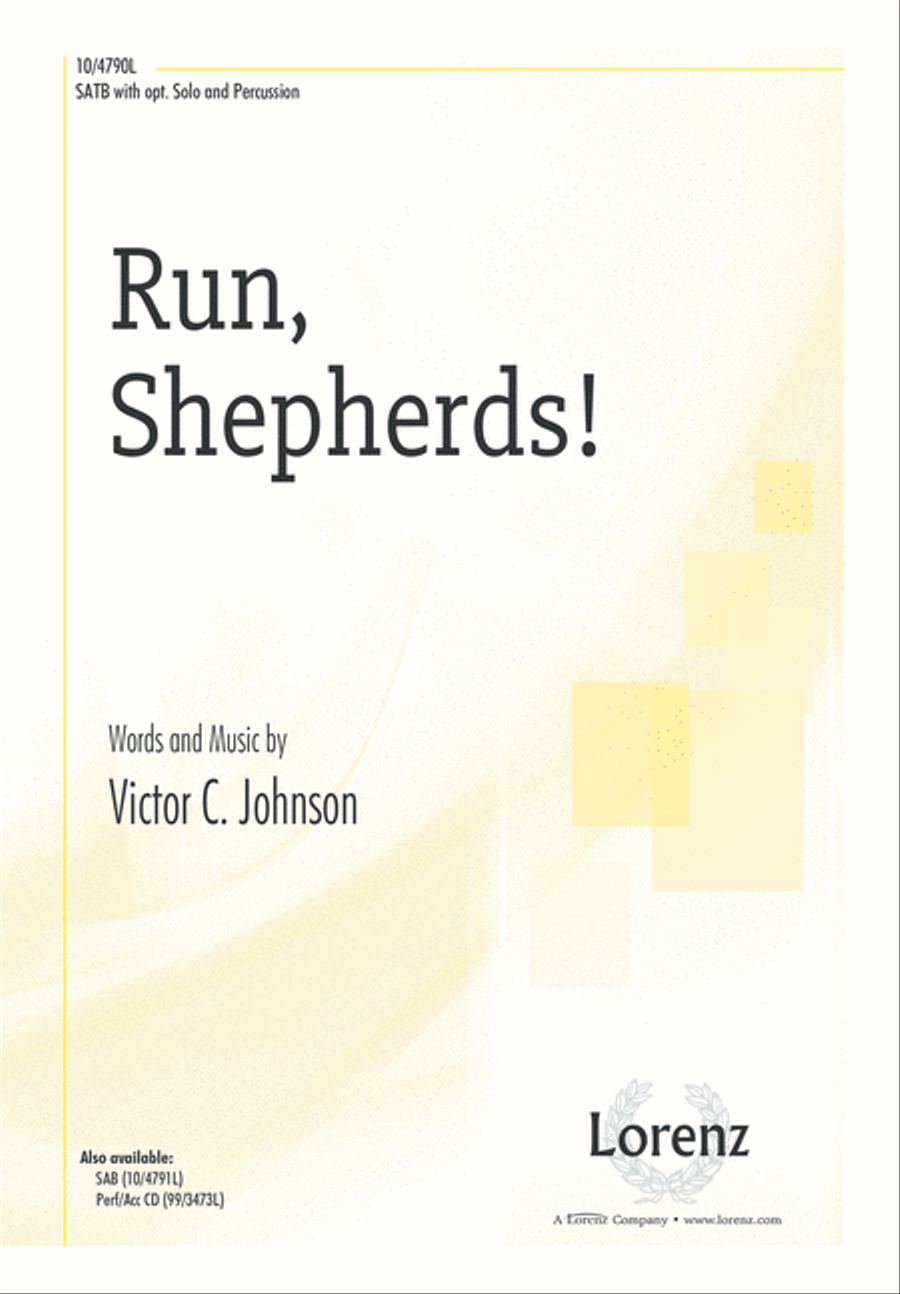 Run, Shepherds! Run, Shepherds! 4-Part scores gallery preview page 1