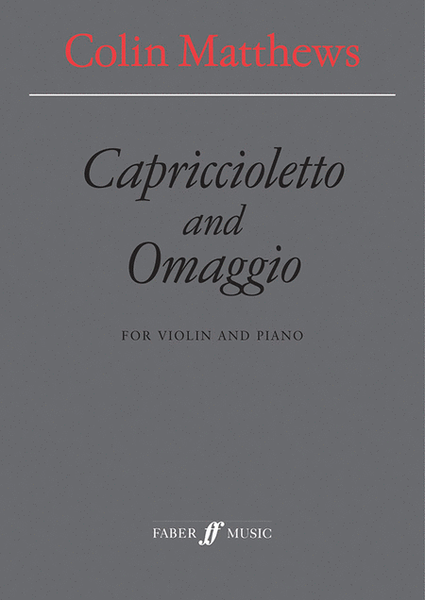 Capriccioletto and Omaggio