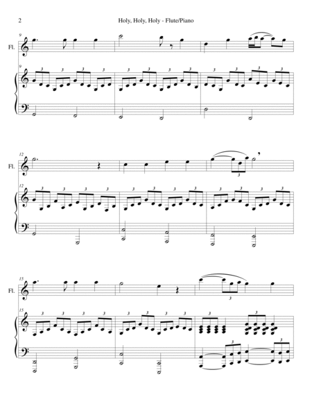 Gary Lanier: 3 GREAT HYMNS, Set 2 (Duets for Flute & Piano) image number null