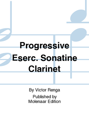 Progressive Eserc. Sonatine Clarinet