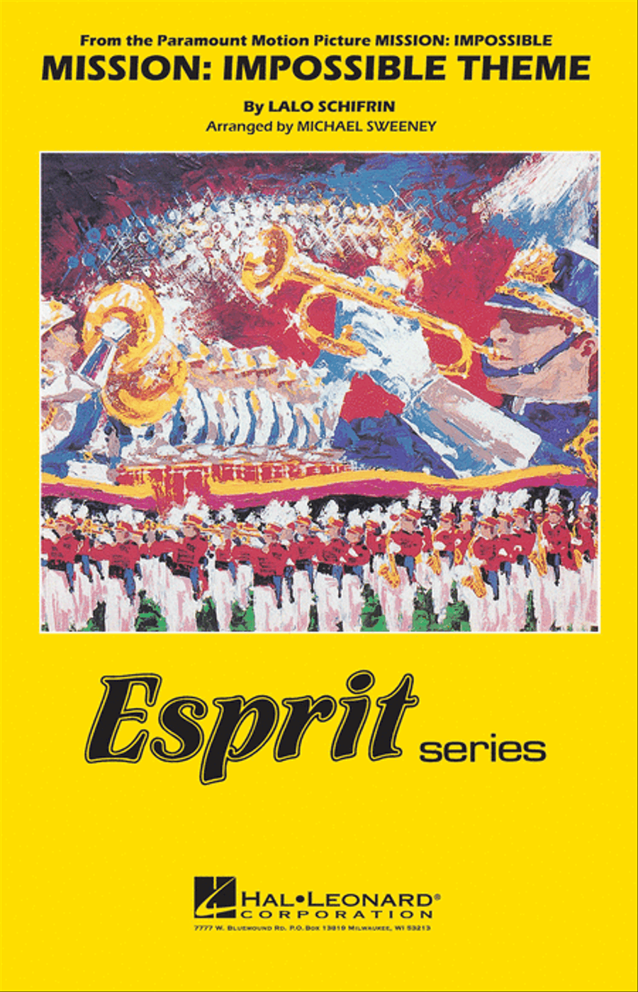 Mission: Impossible Theme Marching Band scores gallery preview page 1