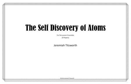 The Self Discovery of Atoms image number null