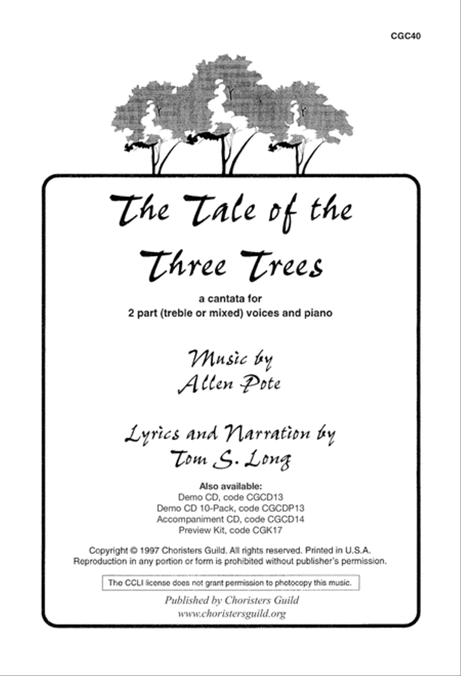 The Tale of the Three Trees Unison Choir scores gallery preview page 2