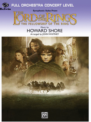 Book cover for The Lord of the Rings: The Fellowship of the Ring, Symphonic Suite from