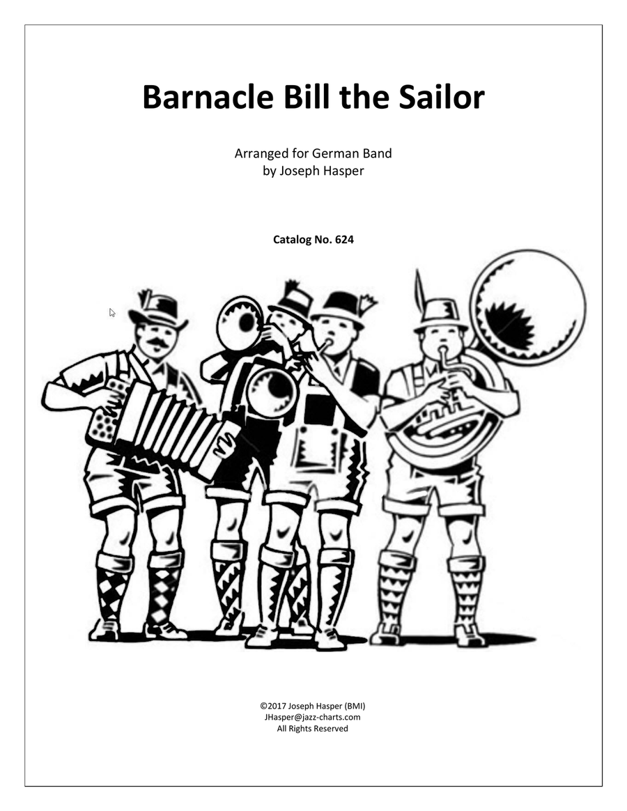 Barnacle Bill the Sailor (for German Band) Large Ensemble scores gallery preview page 1