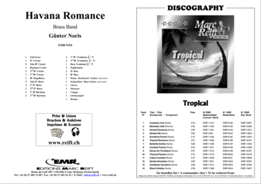 Havana Romance Brass Band scores gallery preview page 2