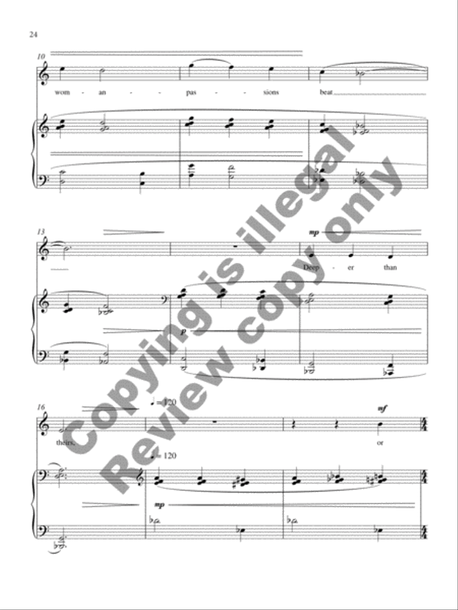 Through the Guarded Gate Through the Guarded Gate Mezzo-Soprano Voice scores gallery preview page 10