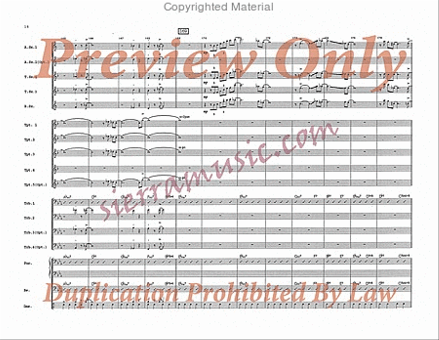 On Green Dolphin Street Big Band scores gallery preview page 17