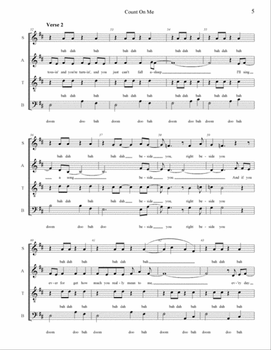Blue Christmas Blue Christmas 4-Part scores gallery preview page 5