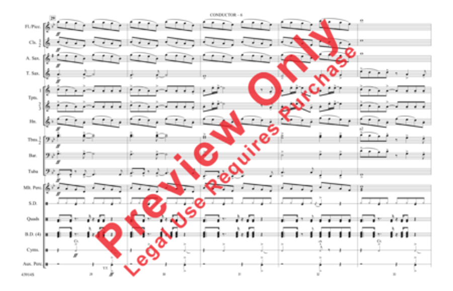Centuries Centuries Marching Band scores gallery preview page 7
