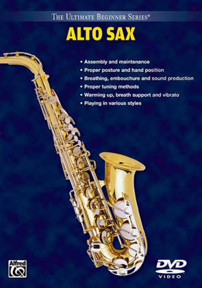 Book cover for Ultimate Beginner Alto Saxophone, Volumes 1 & 2