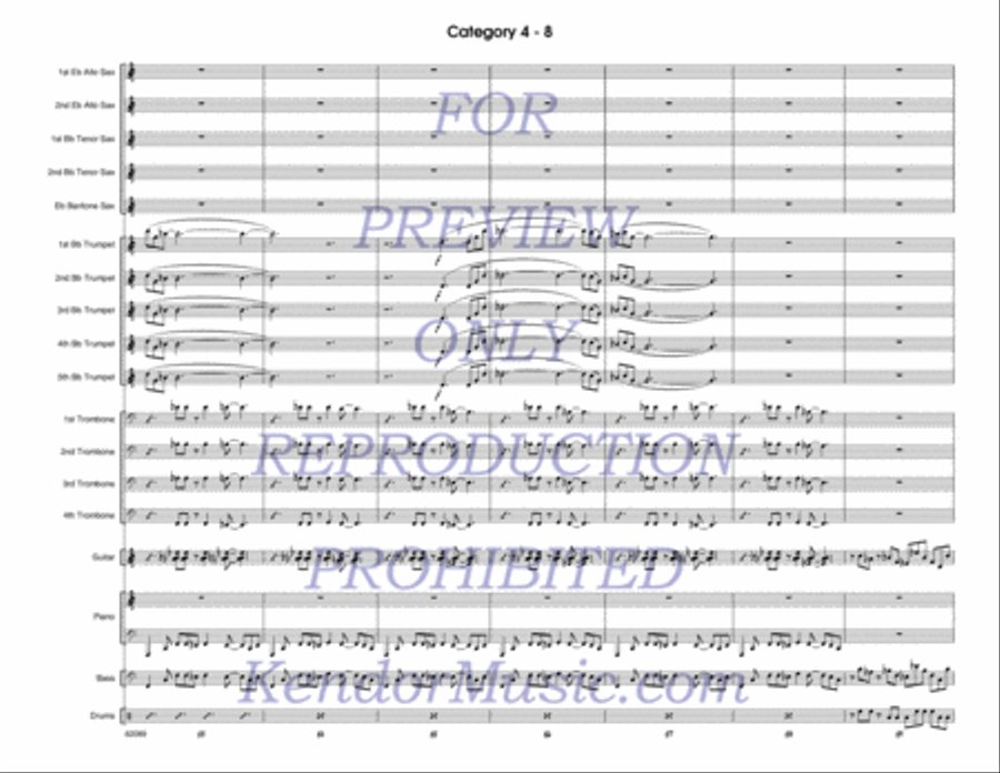 Category 4 Jazz Ensemble scores gallery preview page 9
