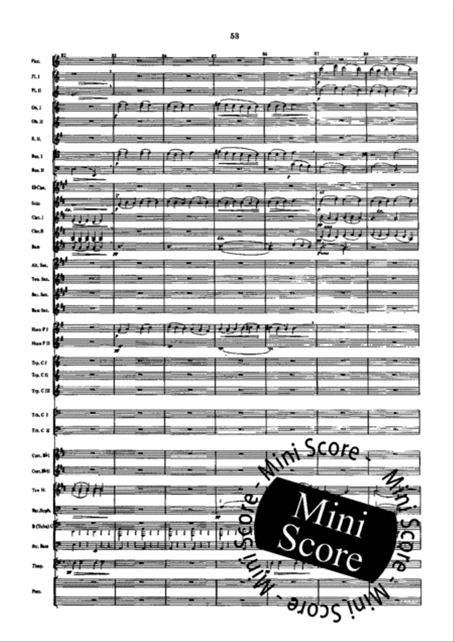 Suite Divertimento Concert Band scores gallery preview page 57