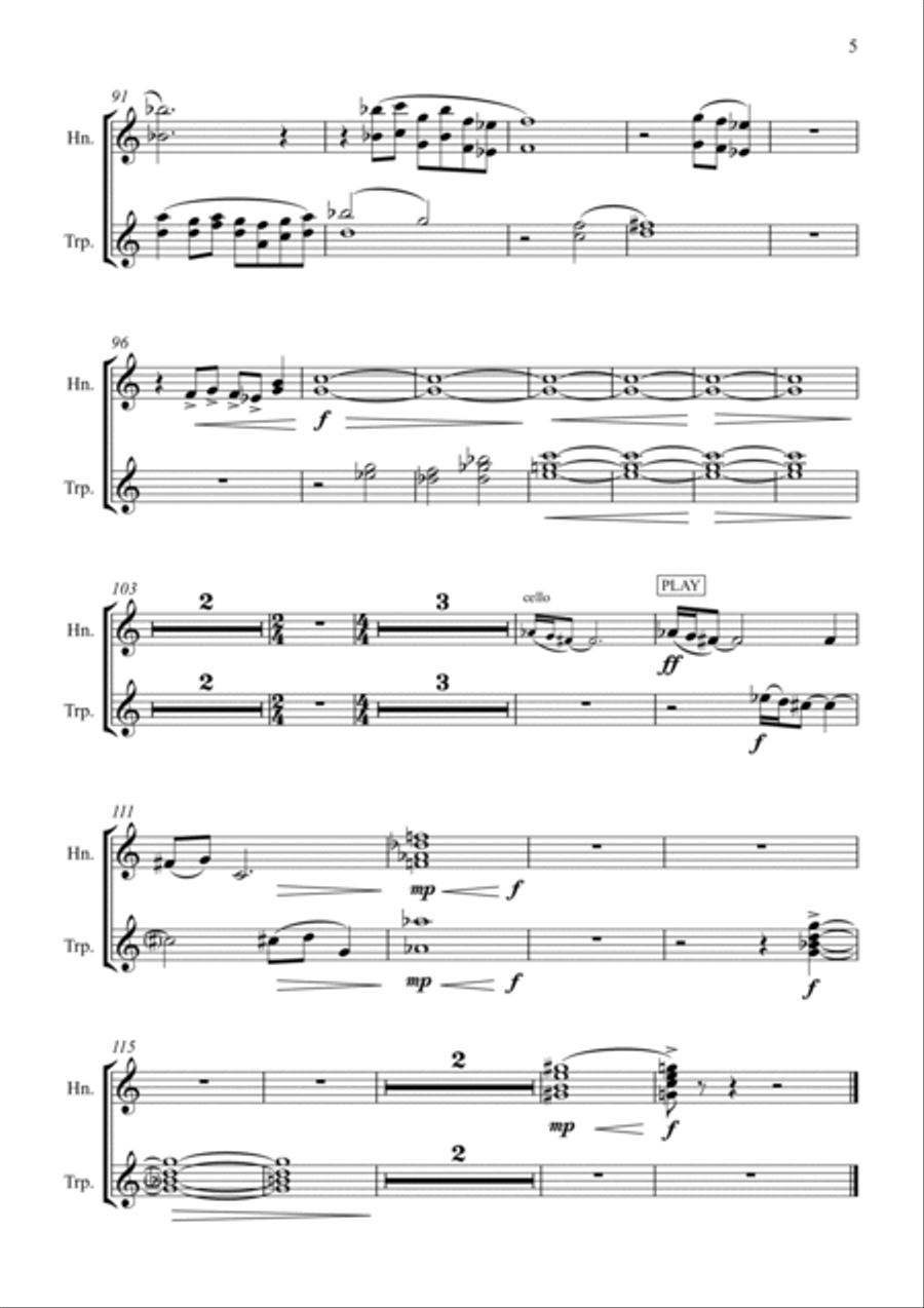 The Bridge (album Version) Brass Duet scores gallery preview page 5