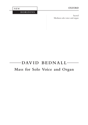 Mass for Solo Voice and Organ