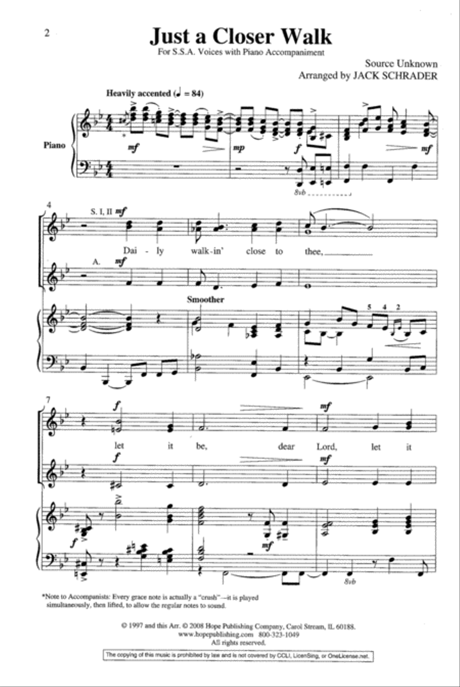 Women in Song 3 Women's Choir scores gallery preview page 2