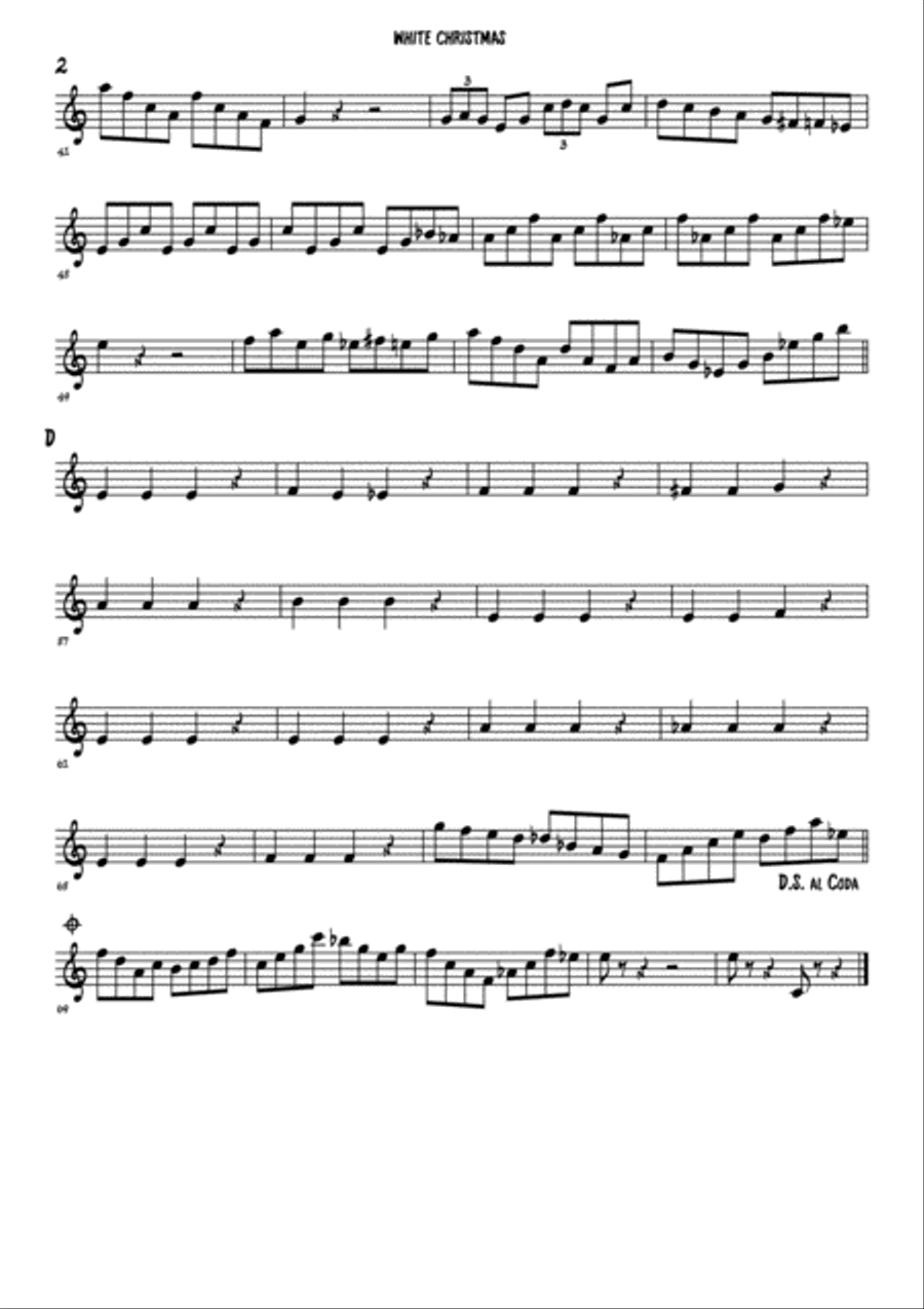 White Christmas Jazz Ensemble scores gallery preview page 4