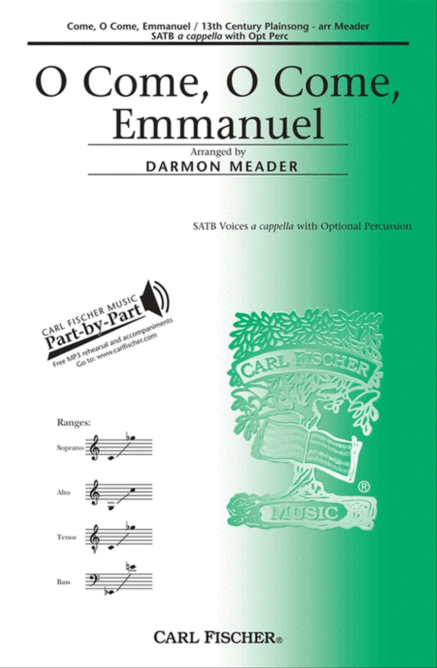 O Come, O Come, Emmanuel O Come, O Come, Emmanuel 4-Part scores gallery preview page 1