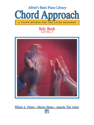 Book cover for Alfred's Basic Piano Chord Approach Solo Book, Book 2