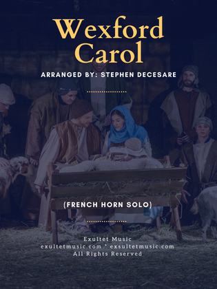 Book cover for Wexford Carol (French Horn solo and Piano)