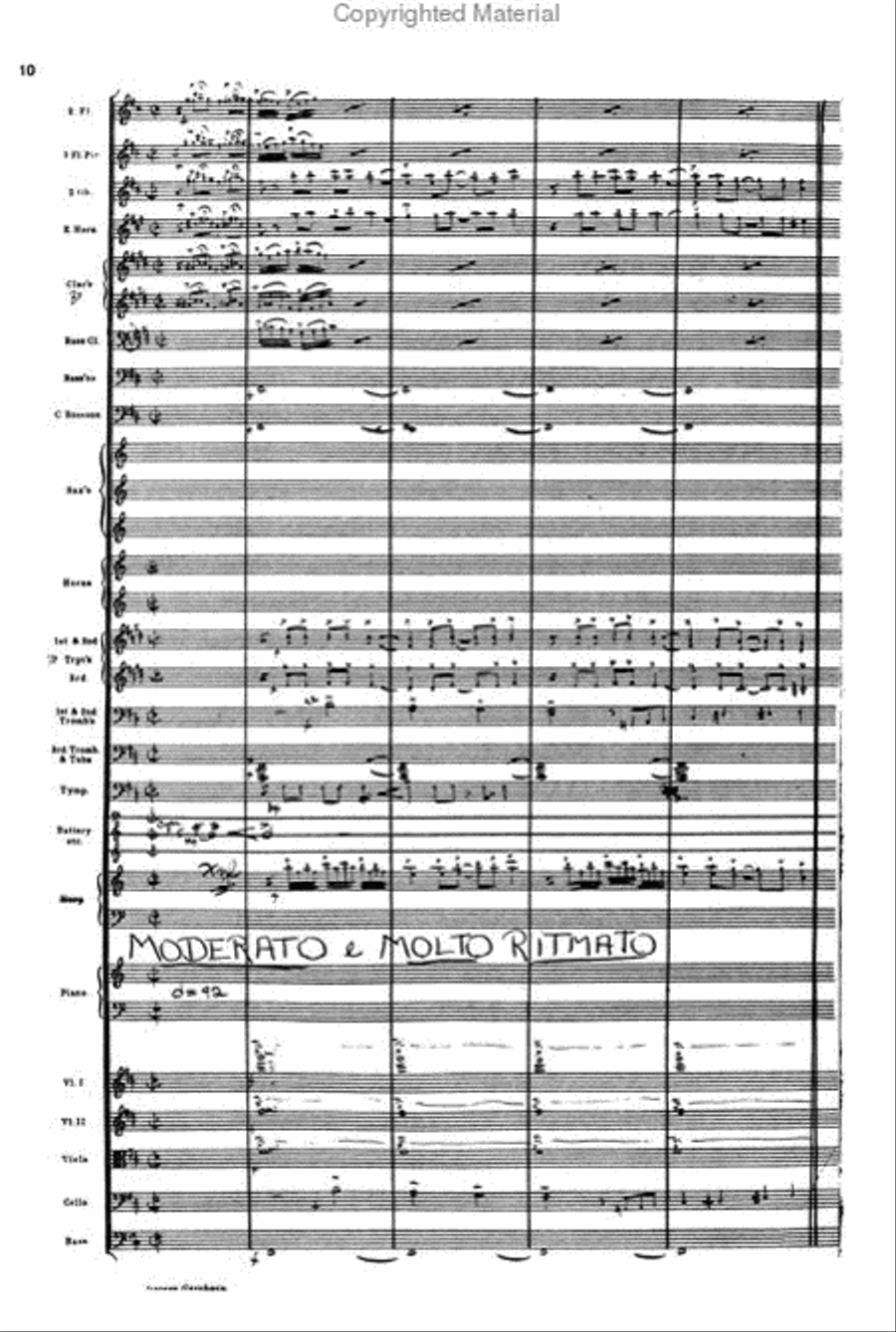 Cuban Overture Full Orchestra scores gallery preview page 3