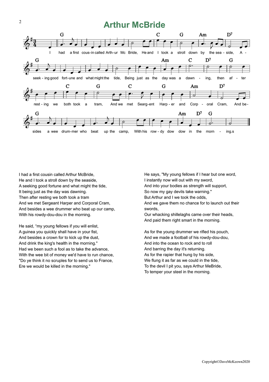 24 Favourite Songs of Ireland, for Tin Whistle Tin Whistle scores gallery preview page 2